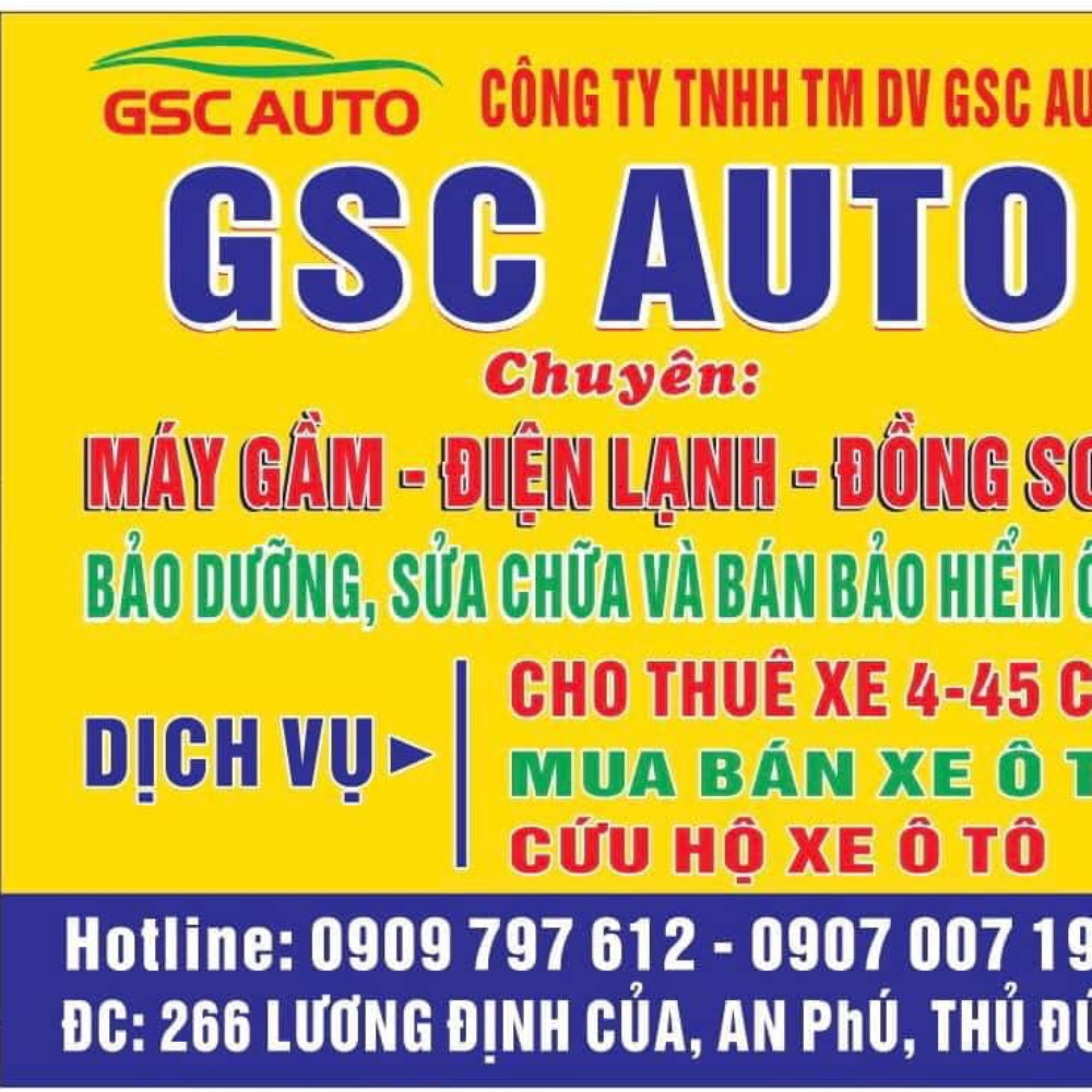 Công Ty Tnhh Tm Dv Gsc Auto