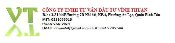 Công Ty TNHH Tv ĐT Vĩnh Thuận